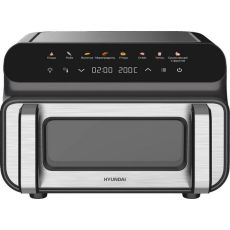Аэрогриль Hyundai HYF-9080 черный/серебристый
