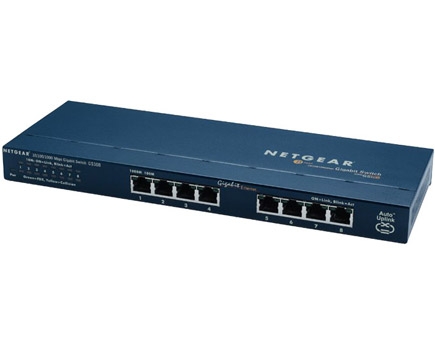 Коммутатор NETGEAR GS108GE Blue