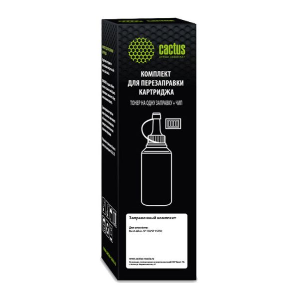 Тонер для картриджа Cactus CS-RK-SP150HE черный, 80г