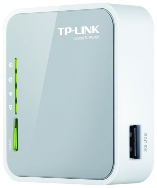 Wi-Fi роутер TP-LINK TL-MR3020 N300 белый